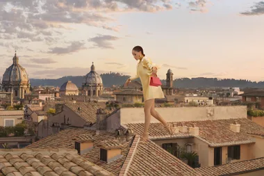 Adowa Aboah Takes Flight Over Rome With Fendi To Celebrate Their Iconic Peekaboo Bag