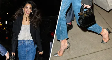 Amal Clooney Is Pioneering A PVC Heel Revival During Her Recent Street Style Reign