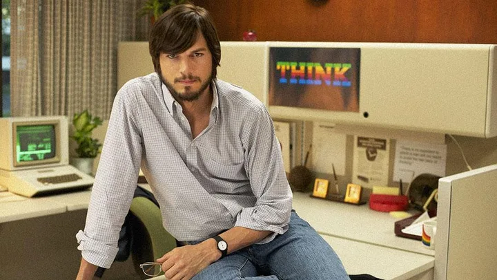 Ashton Kutcher as Steve Jobs