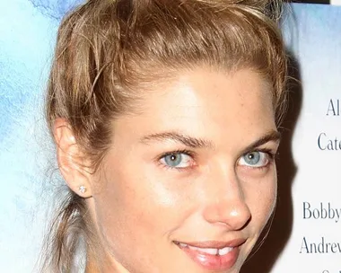 Jessica Hart with top knot