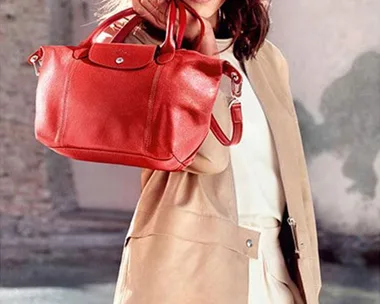 Alexa Chung for Longchamp Le Pliage bag