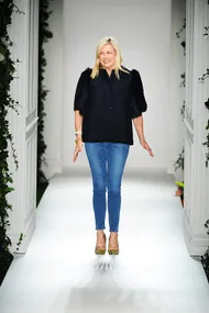 Designer Emma Hill on the runway