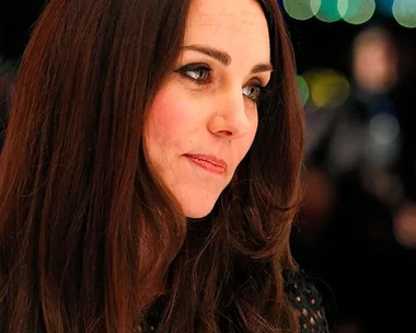 Duchess Catherine with dark hair