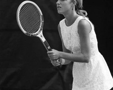 Chris Evert at Wimbledon