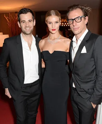 Jens Grede, Rosie Huntington-Whiteley and Erik Torstensson