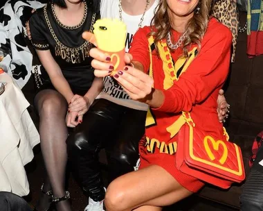 Katy Perry, Jeremy Scott and Anna Dello Russo