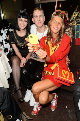 Katy Perry, Jeremy Scott and Anna Dello Russo