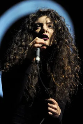 Lorde on stage