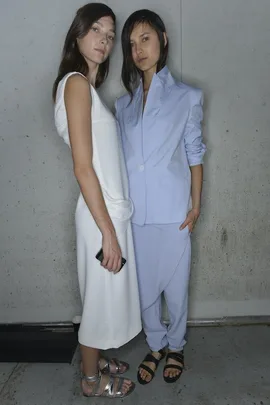 Backstage at Dion Lee II