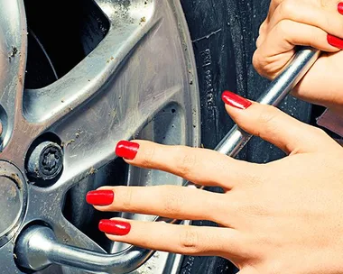 How to change a flat tyre