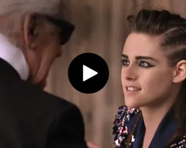 Behind the scenes with Karl and Kirsten Stewart for Chanel