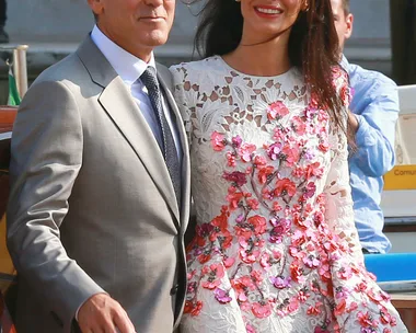 Amal Alamuddin and George Clooney