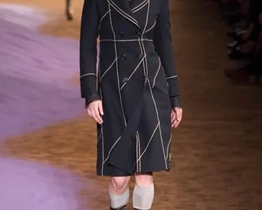 Gemma Ward on the Prada runway