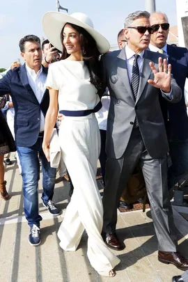 Amal Alamuddin Wedding Pants