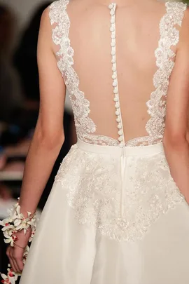 Dress details Bridal Fashion Week Autumn Winter 2015