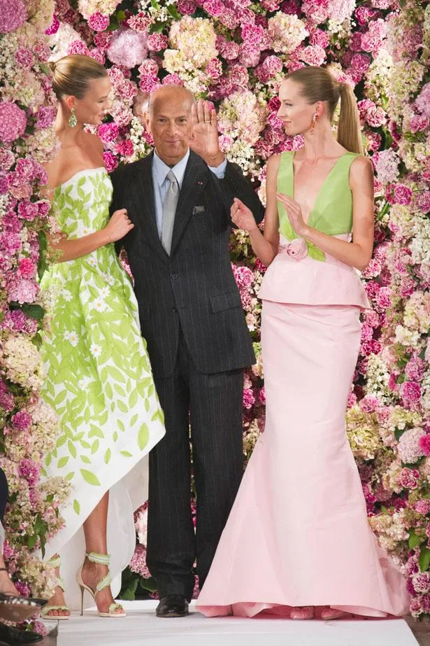 Oscar de la Renta at his final runway show