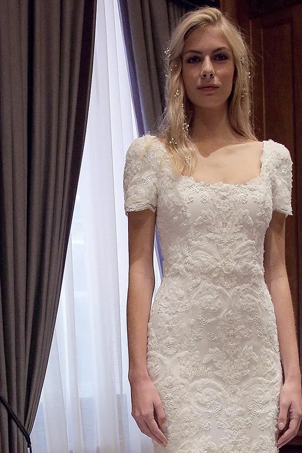 dress with lace winter 2015 2015 Wedding Dress Trends