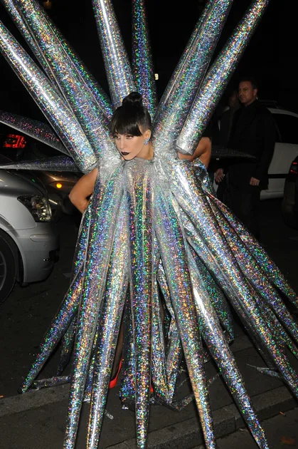 lady gaga sea urchin dress wears an inflatable costume 050726MD-25%