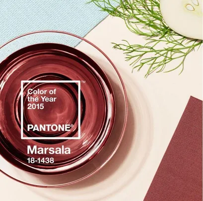 Colour of the year Marsala