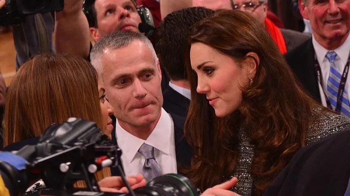 Beyonce and the Duchess of Cambridge at basketball game in New York