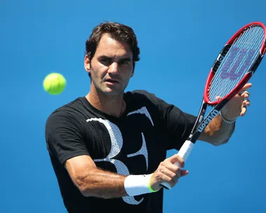 Roger Federer at the Australian Open