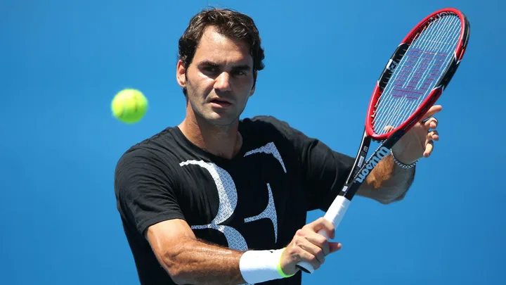 Roger Federer at the Australian Open