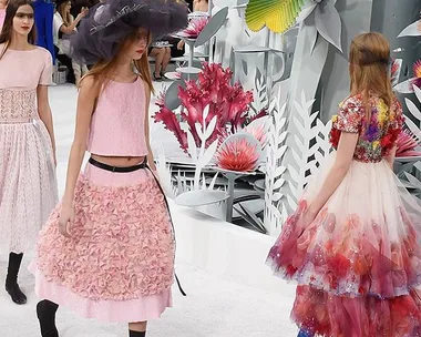 Karl Lagerfeld's Chanel garden party