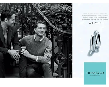 The same-sex Tiffany & Co. ad campaign, shot by Peter Lindbergh