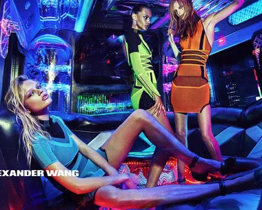 Alexander Wang party bus campaign