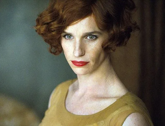 Eddie Redmayne as transgender pioneer Einar Wegener, who later became known as Lili Elbe