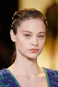 The French twist pony from Herve Leger Autumn Winter 15