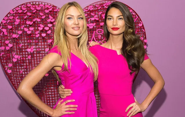 Victoria's Secret Angels, Candice Swanepoel and Lily Aldridge