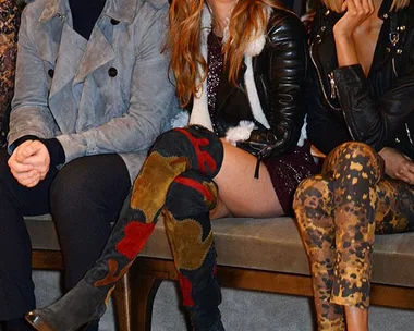 Sam Smith and Cara Delevingne Front Row at London Fashion Week