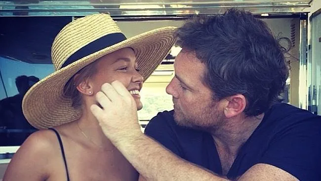 Lara Bingle and Sam Worthington