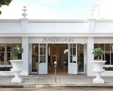 Zimmermann's store in Melrose Place