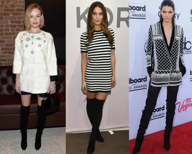 Trend alert: Thigh high boots