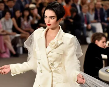 Kendall Jenner at Chanel Couture