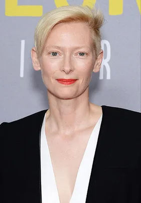 Tilda Swinton at the premiere of Trainwreck