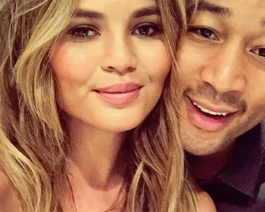 Chrissy Teigen and John Legend instagram selfie