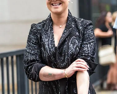 Kelly Osbourne at New York Fashion Week