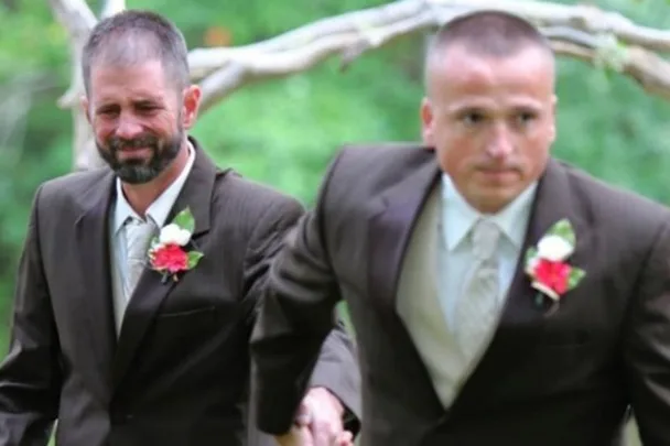 Father Of The Bride Interrupts Service To Include Bride's Step-Father