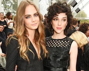 7 Times Cara Delevingne And St Vincent Were Adorable at Fashion Week