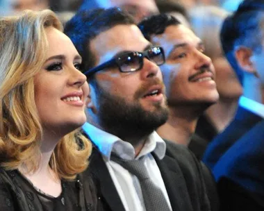 Adele and Simon Konecki