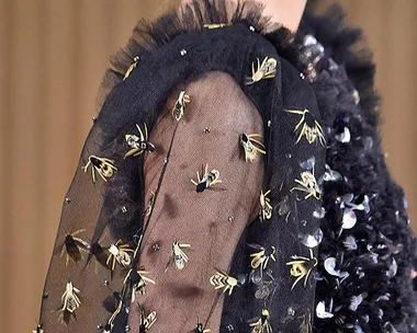 Detail from Chanel Haute Couture S/S16