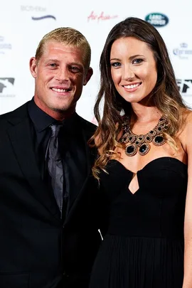 Surfer Mick Fanning and his wife Karissa Dalton