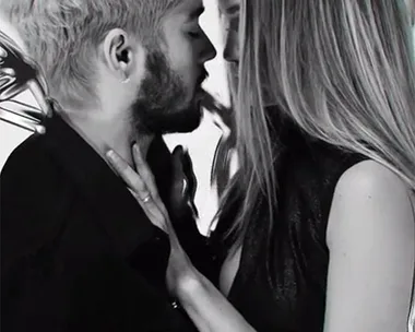 Zayn Malik and Gigi Hadid in the Pillowtalk video clip