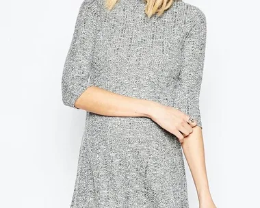 ASOS grey Maternity dress.