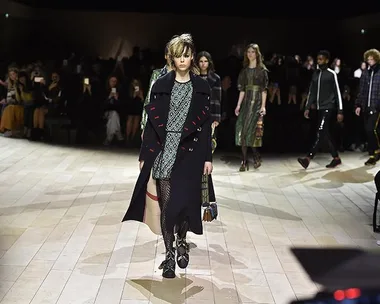 Burberry's AW16 show.