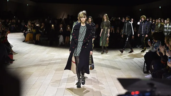 Burberry's AW16 show.