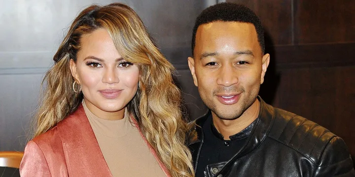 Chrissy Teigen and John Legend.